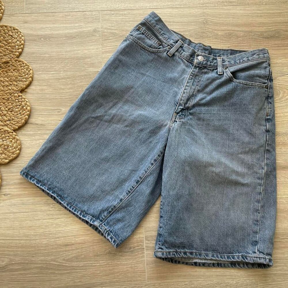 Polo Ralph Lauren Long Denim Shorts Jorts Women's 32 Vintage 90's Retro Jeans
